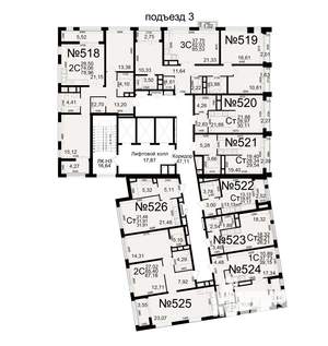 1-к квартира, вторичка, 29м2, 22/25 этаж