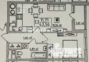 1-к квартира, вторичка, 41м2, 27/27 этаж