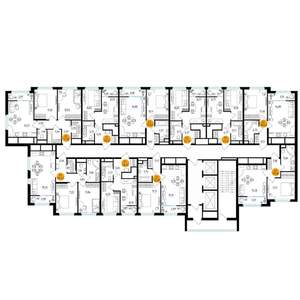 2-к квартира, вторичка, 57м2, 25/25 этаж