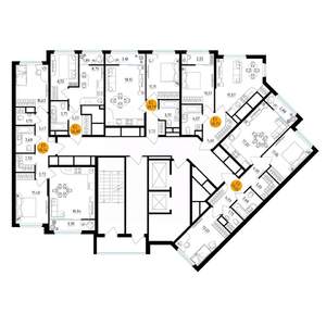 2-к квартира, вторичка, 59м2, 24/25 этаж