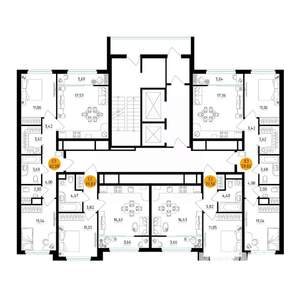 2-к квартира, вторичка, 60м2, 4/25 этаж