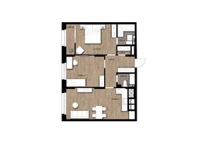2-к квартира, вторичка, 65м2, 10/16 этаж