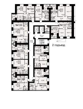 2-к квартира, вторичка, 57м2, 2/15 этаж