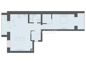 2-к квартира, вторичка, 73м2, 2/11 этаж