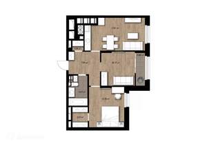 2-к квартира, вторичка, 59м2, 13/17 этаж