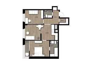 2-к квартира, вторичка, 67м2, 2/16 этаж