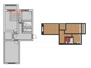 2-к квартира, вторичка, 49м2, 5/5 этаж