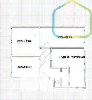 3-к квартира, вторичка, 77м2, 4/4 этаж