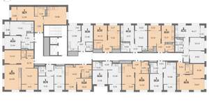 1-к квартира, вторичка, 38м2, 2/22 этаж