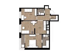 2-к квартира, вторичка, 66м2, 10/16 этаж