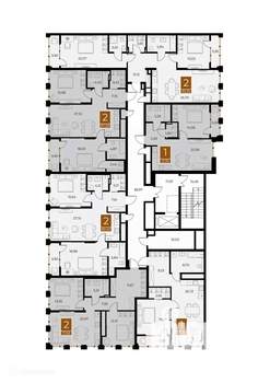 1-к квартира, вторичка, 66м2, 4/9 этаж