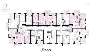 1-к квартира, строящийся дом, 42м2, 9/9 этаж