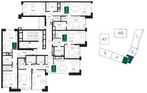 2-к квартира, вторичка, 85м2, 3/14 этаж