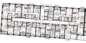 1-к квартира, вторичка, 42м2, 2/23 этаж