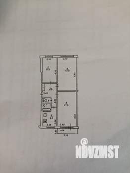 3-к квартира, вторичка, 62м2, 2/5 этаж
