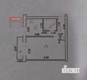 1-к квартира, вторичка, 31м2, 5/5 этаж