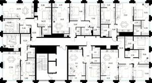 2-к квартира, вторичка, 72м2, 9/20 этаж