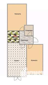 2-к квартира, вторичка, 74м2, 4/4 этаж