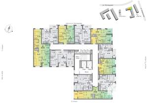 1-к квартира, строящийся дом, 35м2, 12/15 этаж