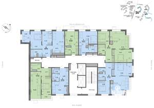 2-к квартира, вторичка, 51м2, 9/22 этаж