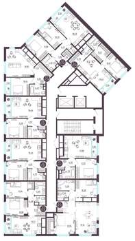 2-к квартира, вторичка, 60м2, 4/18 этаж