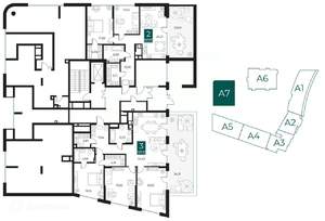 2-к квартира, вторичка, 88м2, 2/14 этаж