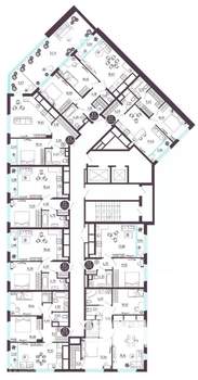 2-к квартира, вторичка, 53м2, 4/19 этаж
