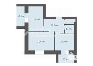 2-к квартира, вторичка, 58м2, 5/16 этаж