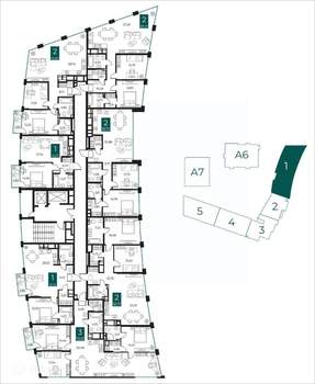 2-к квартира, вторичка, 84м2, 13/14 этаж