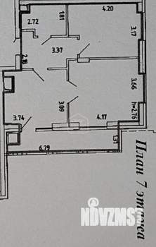 2-к квартира, вторичка, 59м2, 7/14 этаж