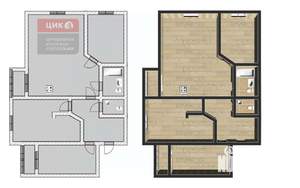 3-к квартира, вторичка, 82м2, 4/17 этаж