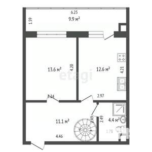 3-к квартира, вторичка, 81м2, 10/11 этаж