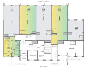 1-к квартира, строящийся дом, 42м2, 1/15 этаж