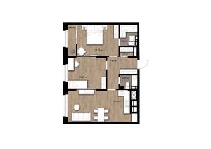 2-к квартира, вторичка, 65м2, 10/17 этаж