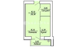 1-к квартира, вторичка, 29м2, 5/10 этаж