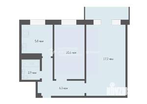 2-к квартира, вторичка, 43м2, 5/5 этаж