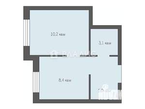 1-к квартира, вторичка, 27м2, 3/16 этаж