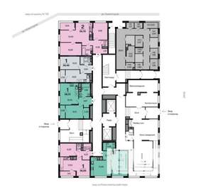 1-к квартира, вторичка, 36м2, 1/21 этаж