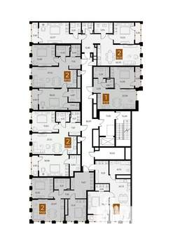 2-к квартира, вторичка, 86м2, 6/8 этаж