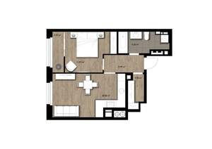1-к квартира, вторичка, 45м2, 3/16 этаж