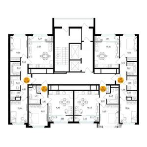 2-к квартира, вторичка, 60м2, 2/25 этаж