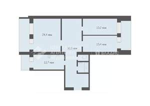 3-к квартира, вторичка, 106м2, 4/6 этаж