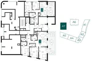 2-к квартира, вторичка, 88м2, 2/8 этаж