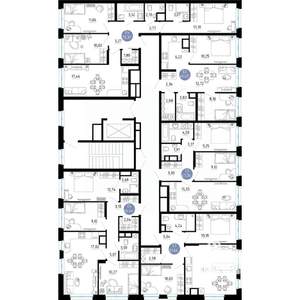 2-к квартира, вторичка, 46м2, 2/14 этаж