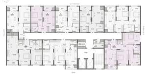 2-к квартира, вторичка, 58м2, 6/24 этаж