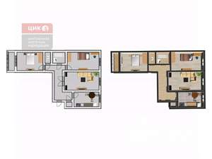 3-к квартира, вторичка, 70м2, 8/9 этаж