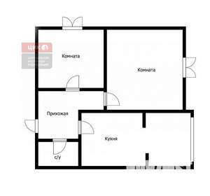 2-к квартира, вторичка, 55м2, 12/15 этаж