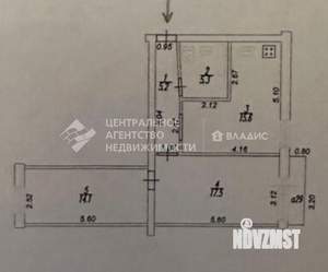 3-к квартира, вторичка, 58м2, 5/5 этаж