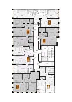 1-к квартира, вторичка, 52м2, 3/8 этаж