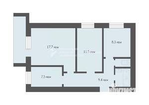 3-к квартира, вторичка, 59м2, 5/9 этаж